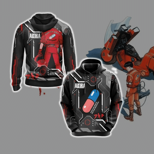 1 Akira 1988 film 3d all over print hoodie 1