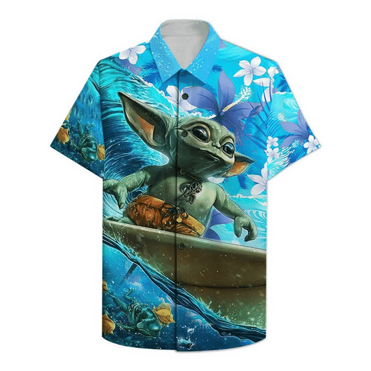 Baby Yoda Surfing Hawaiian Shirt 6 Baby Yoda Surfing Hawaiian Shirt