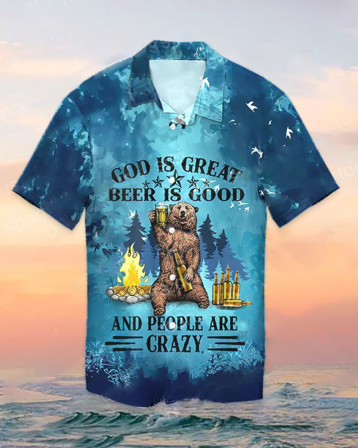 12 God is great and beer is good hawaiian shirt 1