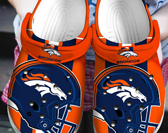 18 Denver Broncos Crocs Crocband Clog 1