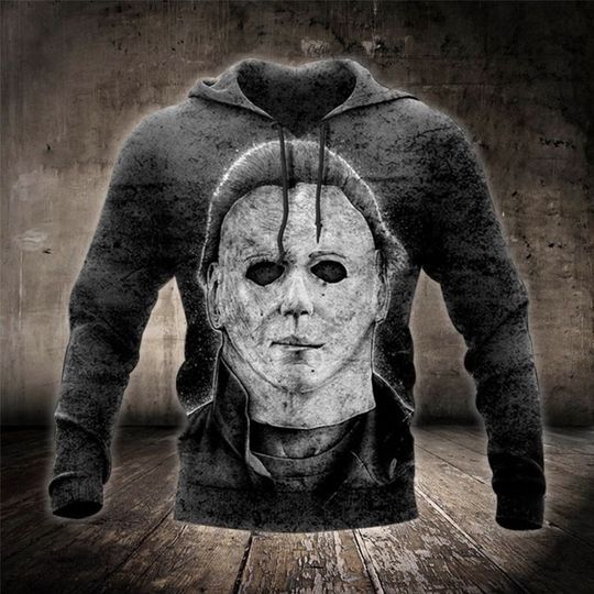 24 Michael Myers The Night He Came Home 3d Hoodie 1