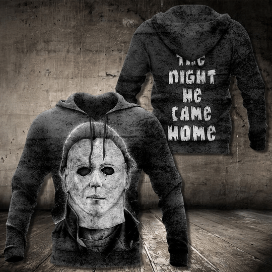 24 Michael Myers The Night He Came Home 3d Hoodie 1