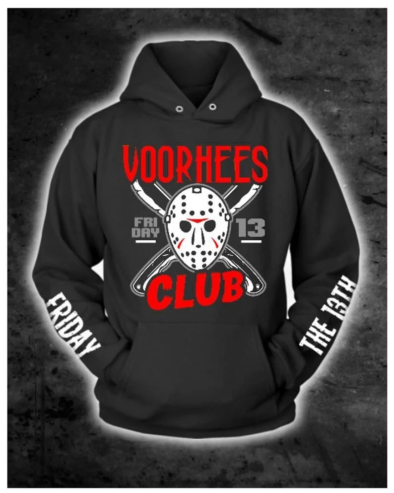 Voorhees Club 3d All Over Printed Hoodie