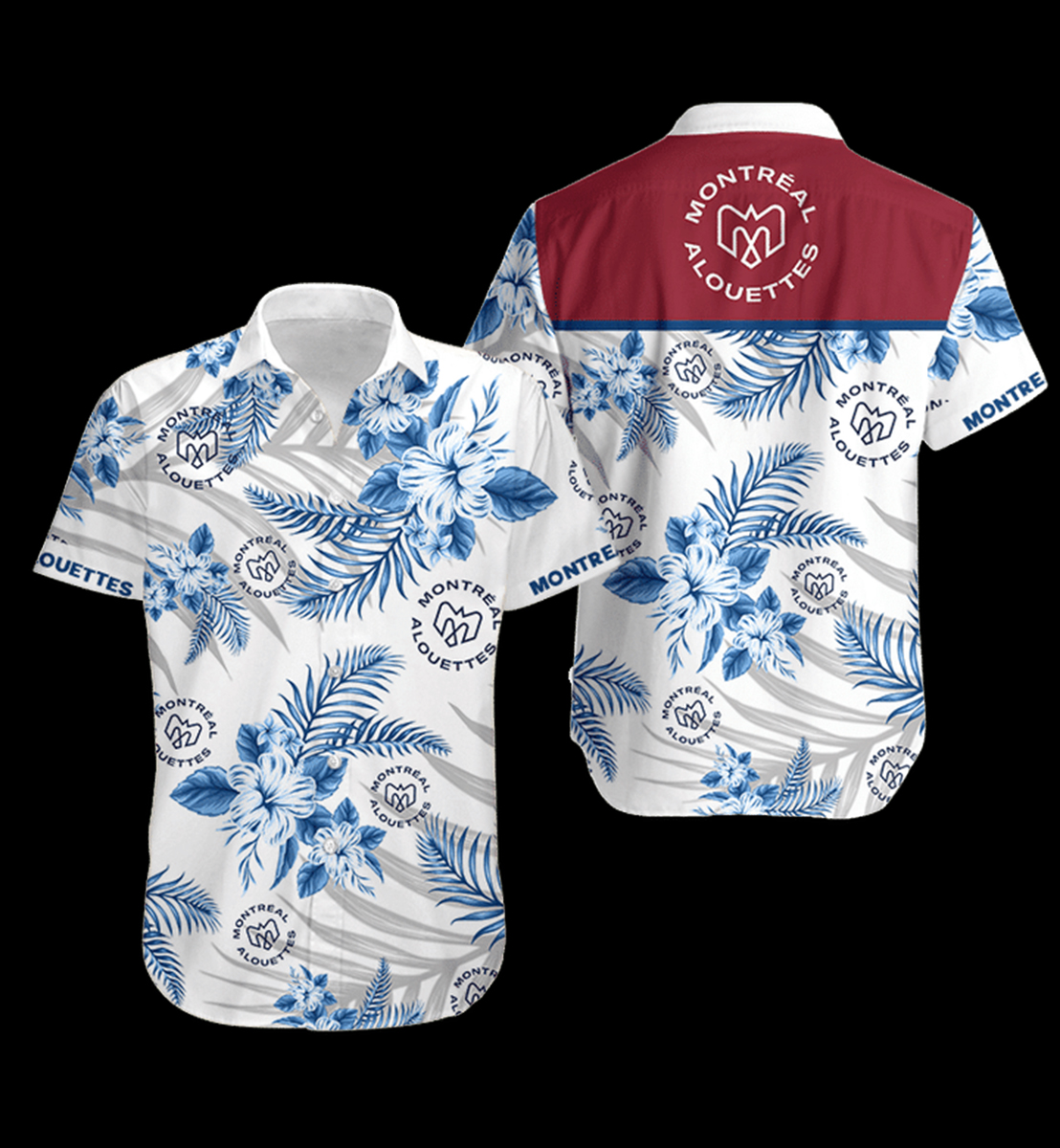 Montreal Alouettes Hawaiian Shirt - LIMITED EDITION 10 3 Montreal Alouettes Hawaiian Shirt 1