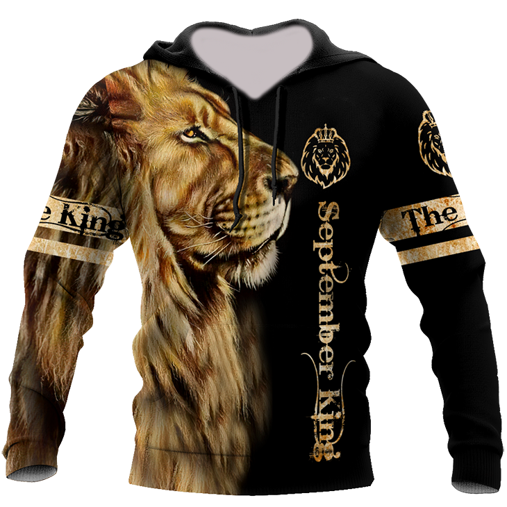 Lion September King 3d over print T Shirt And Hoodie 4 Lion September King 3D T Shirt And Hoodie