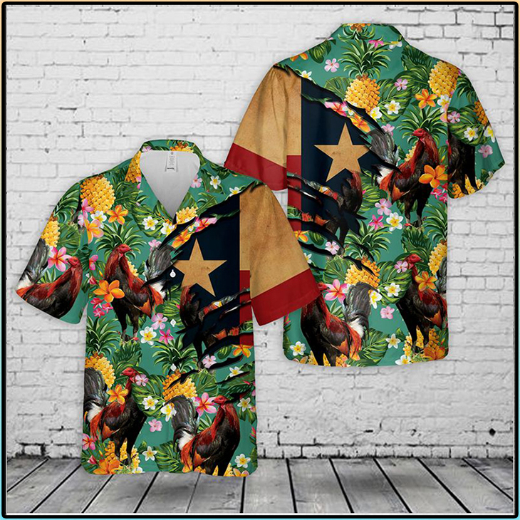 Texas Rooster Hawaiian Shirt 5 Texas Rooster Hawaiian Shirt3