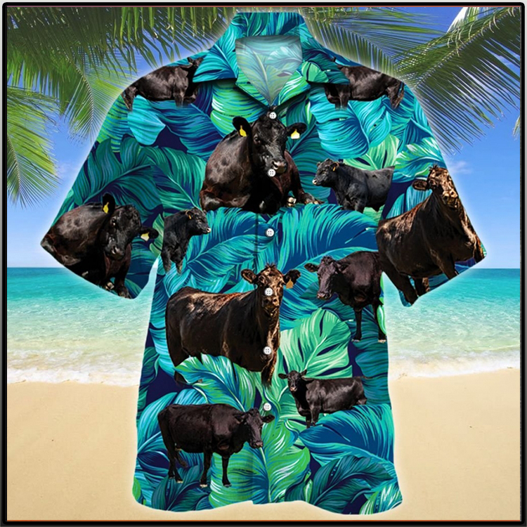 Black Angus Cattle Hawaiian Shirt and short 5 Black Angus Cattle Lovers Hawaiian Shirt3