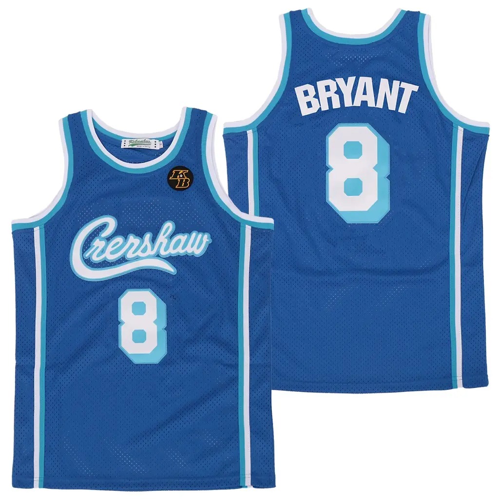 8 Crershaw Kobe Bryant Basketball Jersey 1