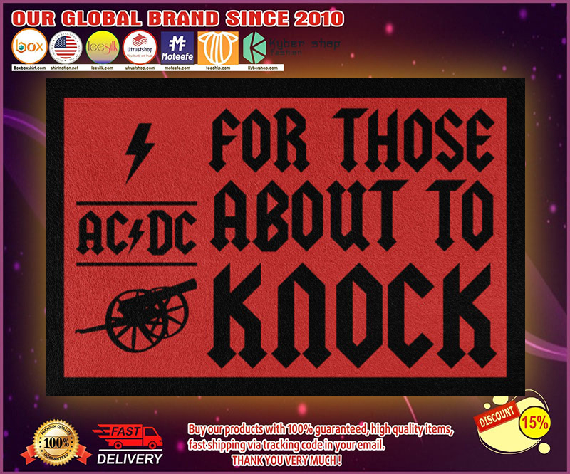 ACDC for those about to knock doormat