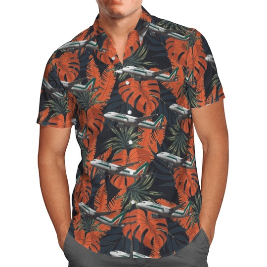 Alitalia airbus A320200 hawaiian shirt 1