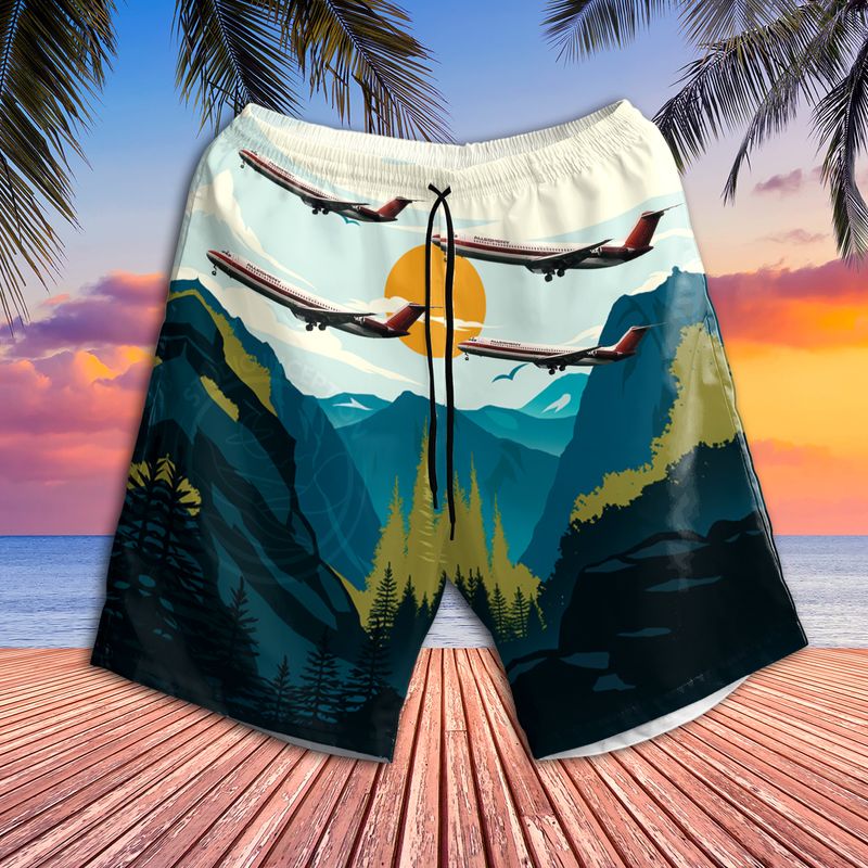 Allegheny Airlines McDonnell Douglas DC 9 51 Hawaiian Shirt 2