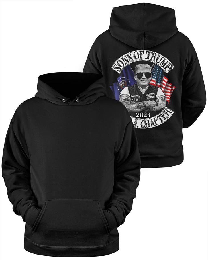 American Flag Sons Of Trump 2024 Maga Chapter shirt and hoodie 6 American Flag Sons Of Trump 2024 Maga Chapter Hoodie Shirt6