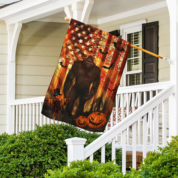 American Halloween Bigfoot Into The Forest Flag 5 American Halloween Bigfoot Into The Forest Flag3