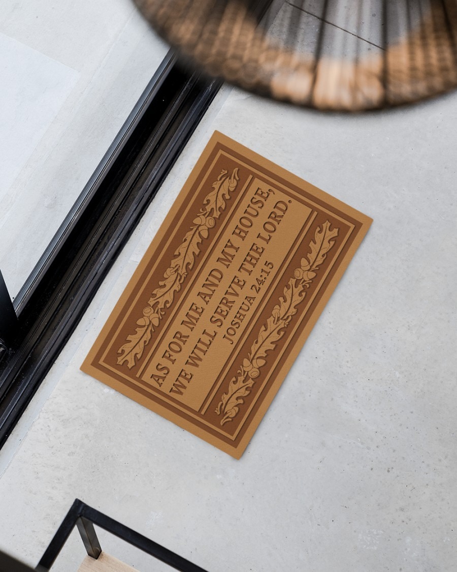 As for me and my house we will serve the lord doormat