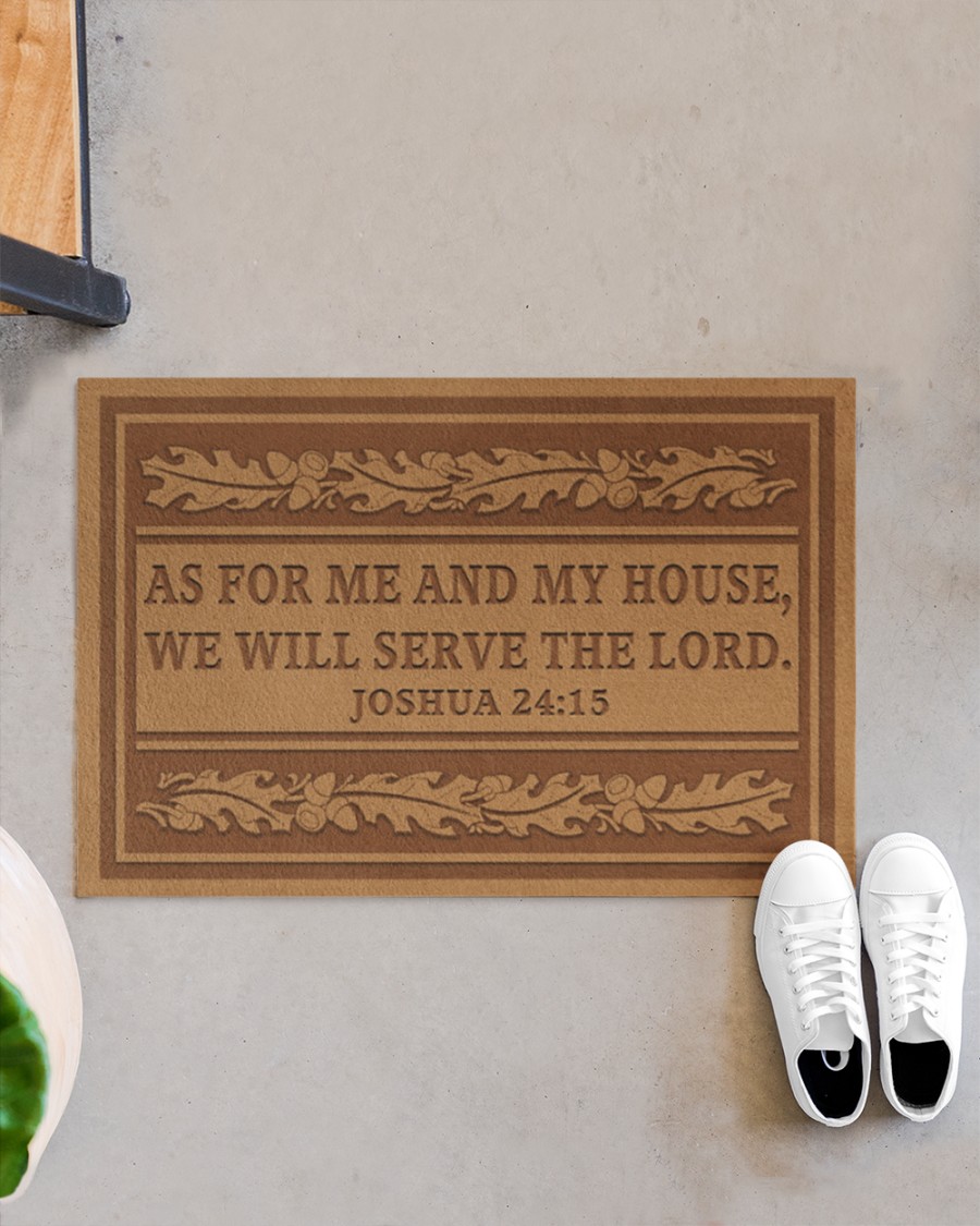 As for me and my house we will serve the lord doormat