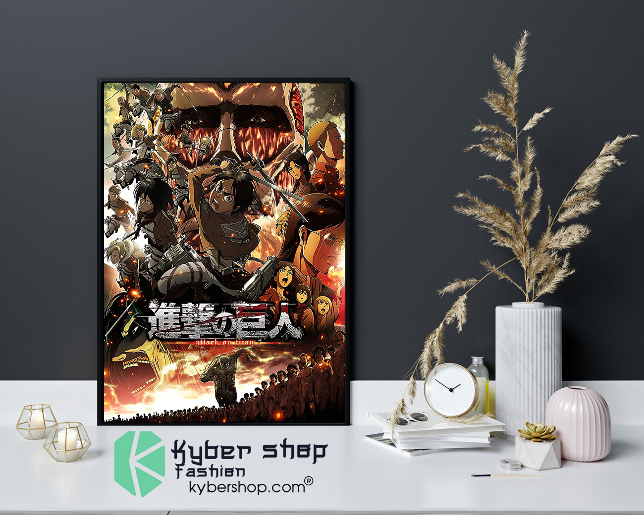Attack on Titan Japanese Anime poster 4
