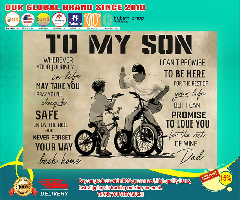 BMX to my son poster