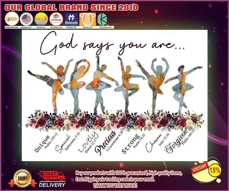 Ballet god says you are poster