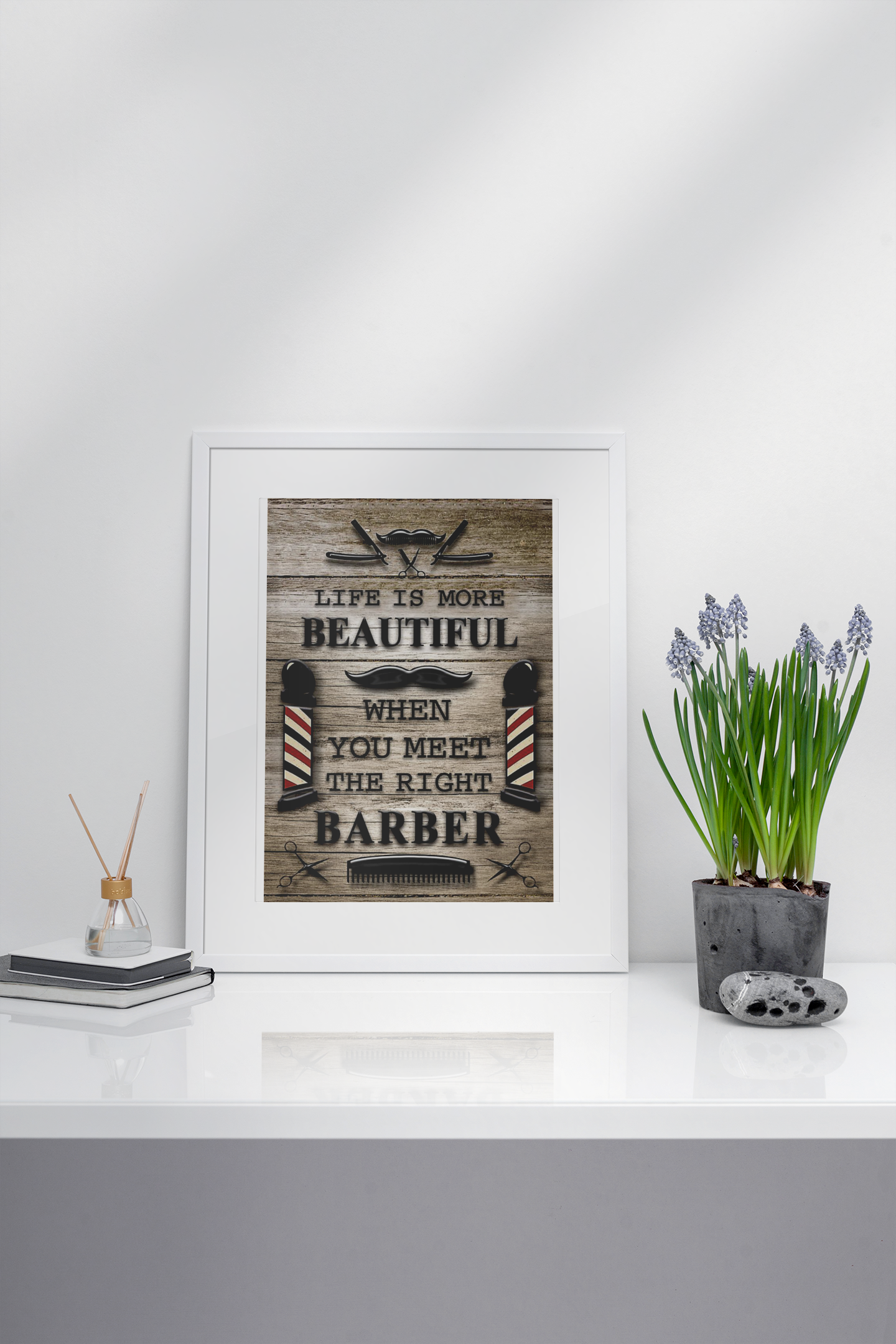 Barber life is more beautiful when you meet the right barber poster 9 Barberlifeismorebeautifulwhenyoumeettherightbarberposter