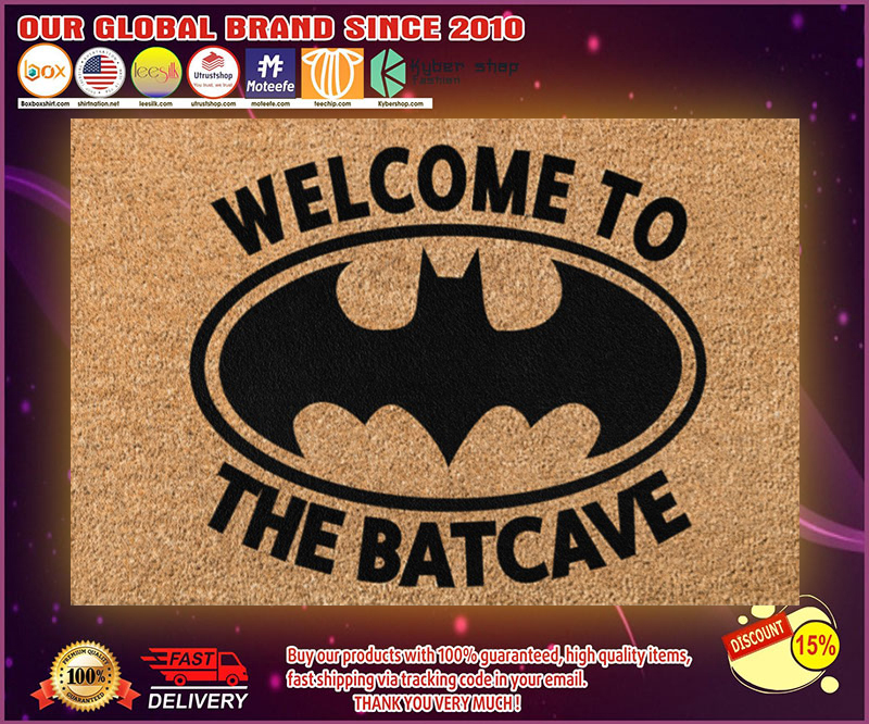Bat man Welcome to the batcave doormat