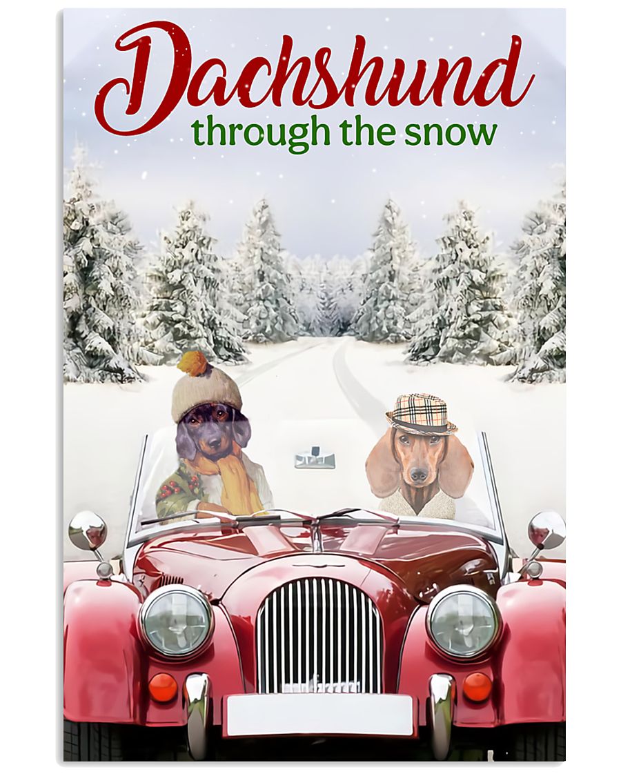 Dachshund through the snow poster 1 Dachshund through the snow poster