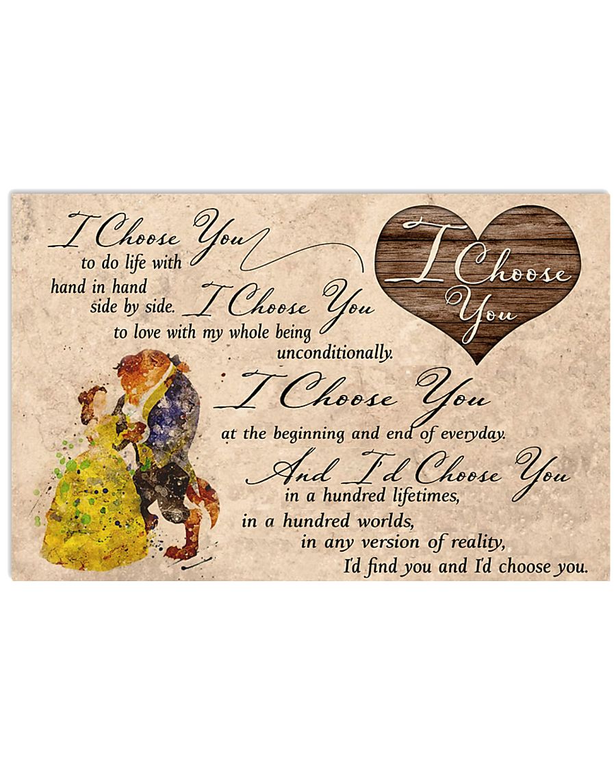 Belle and beast I choose you Belle poster
