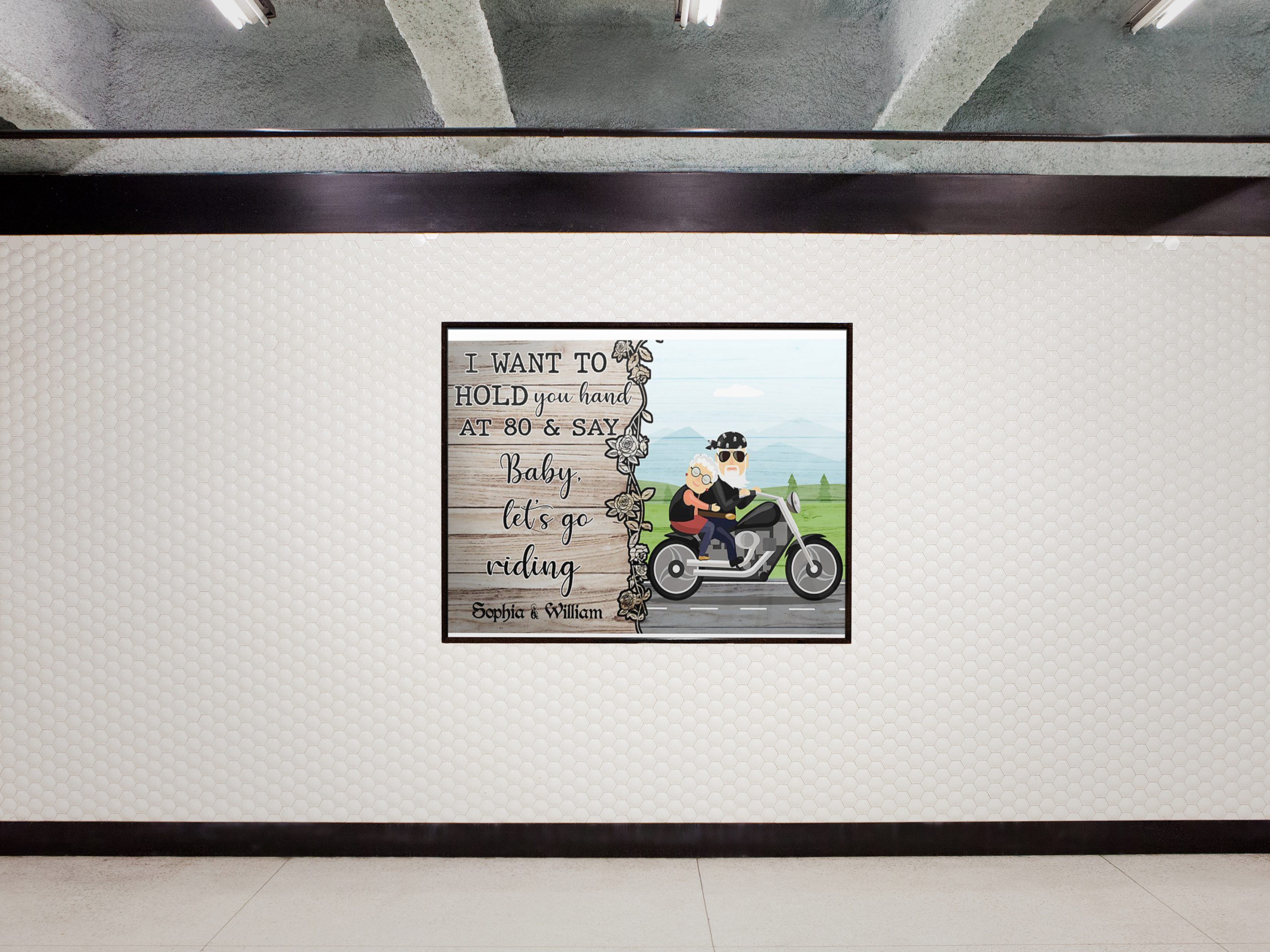 Biker I want to hold your hand and say let's go riding poster 1 BikerIwanttoholdyourhandandsaylet'sgoridingposter
