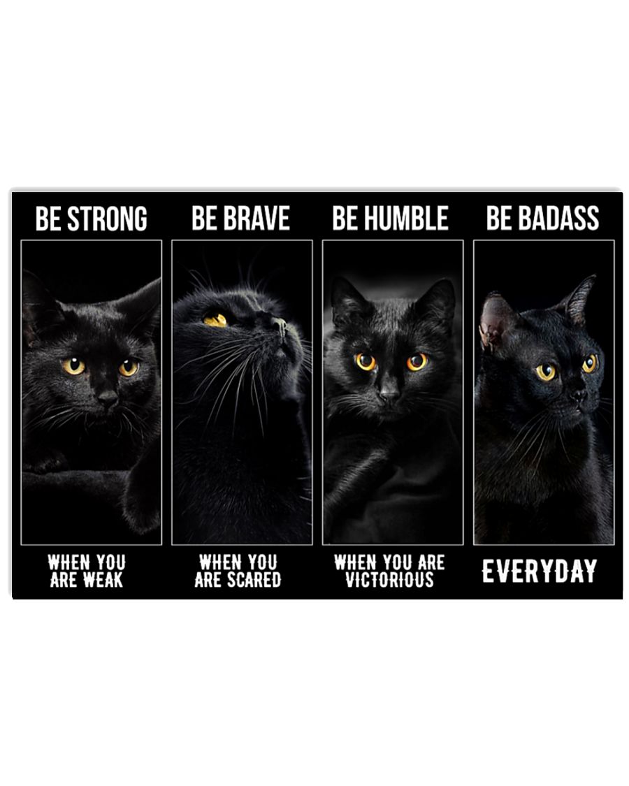 Black Cat Be Badass poster