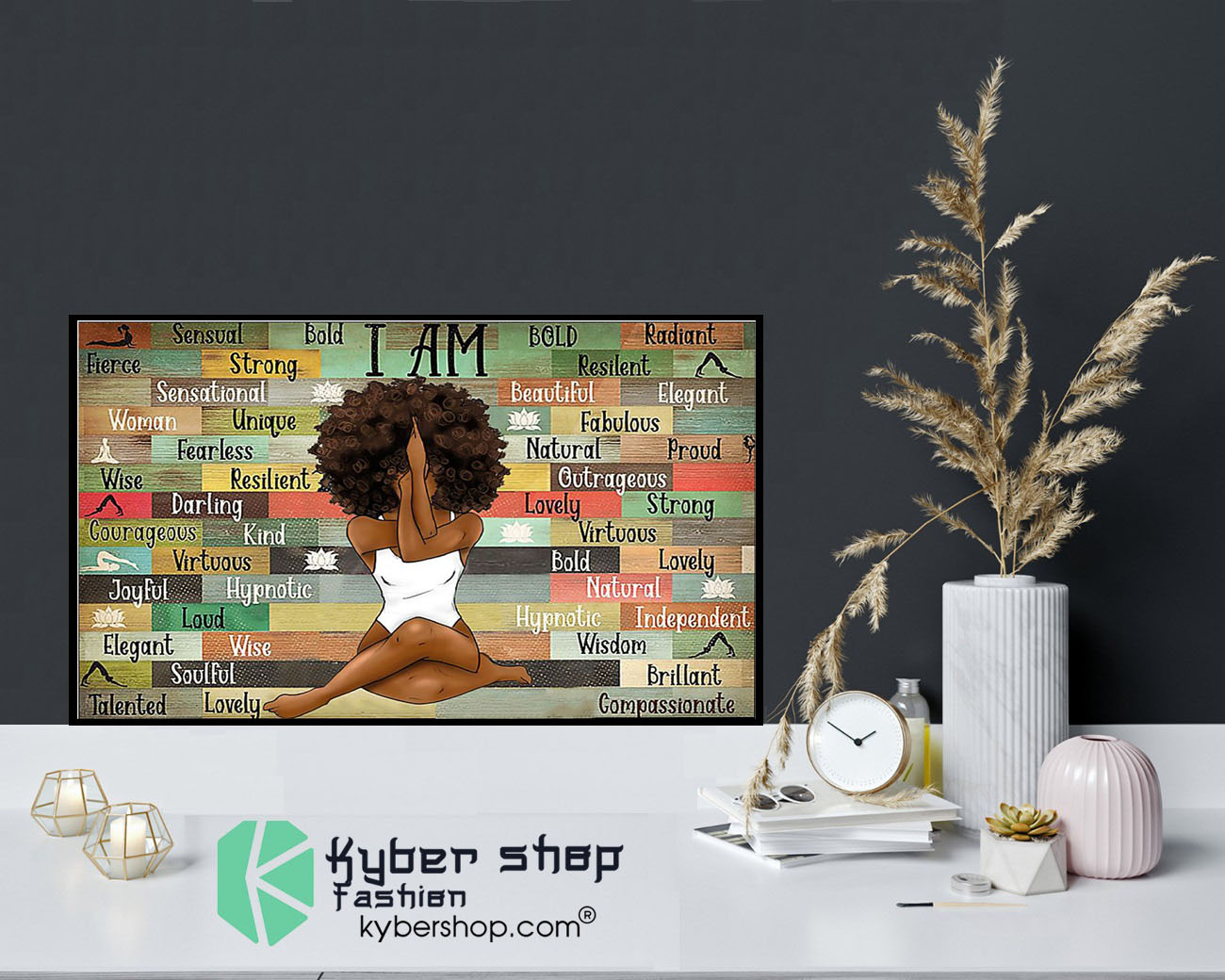 Black girl with yoga I am poster 8 Black girl with yoga I am poster9