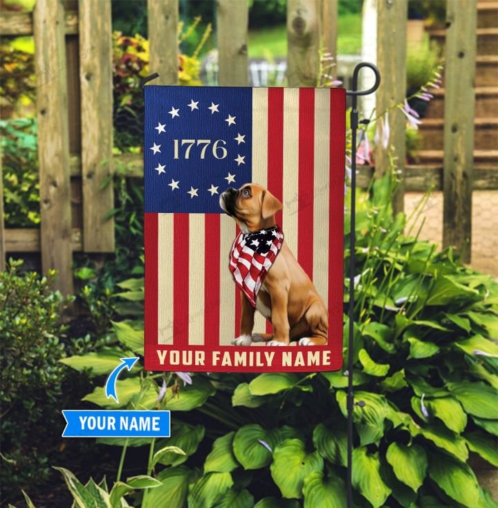 Boxer 1776 Personalized Custom Name American Flag 1 Boxer 1776 Personalized Custom Name American Flag2