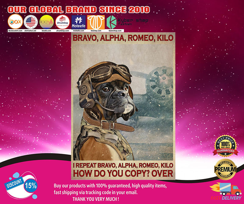 BoxerdogPilotbravoalpharomeokiloposter
