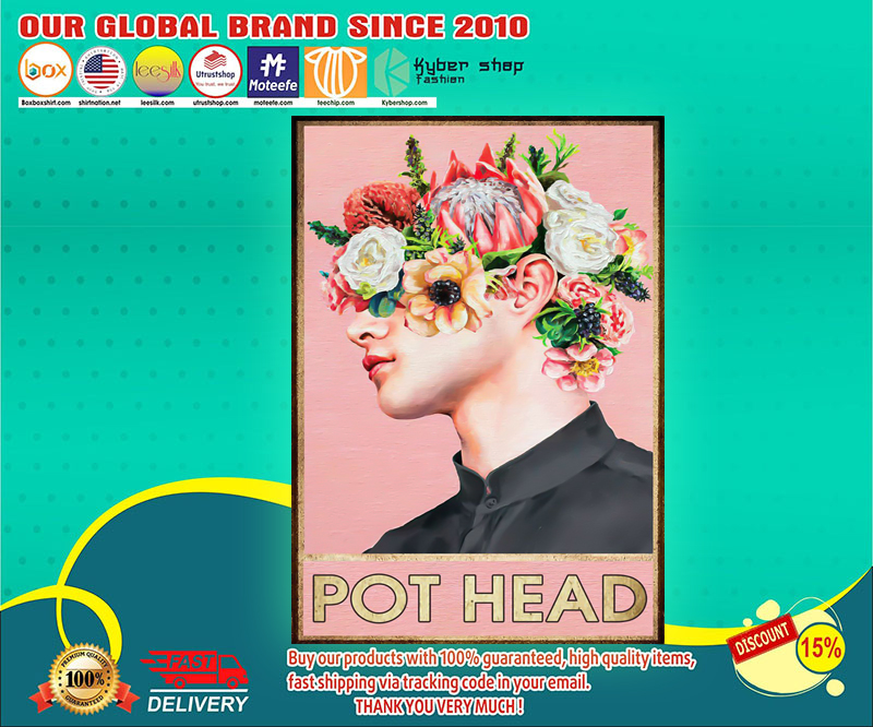 Boy man pot head poster 4