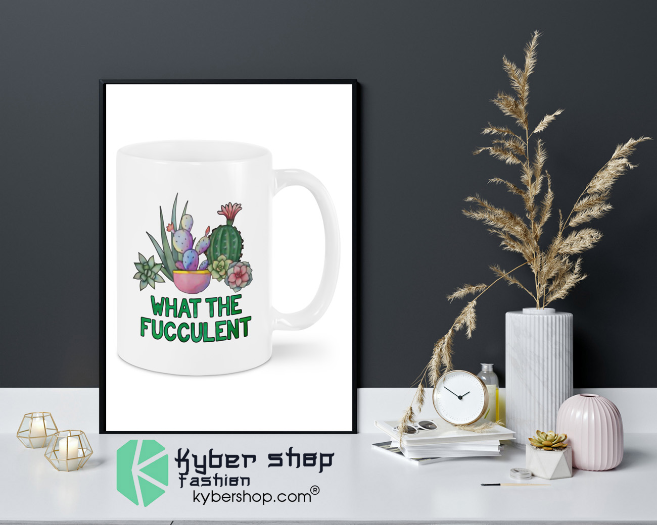 Cactus what the fucculent mug