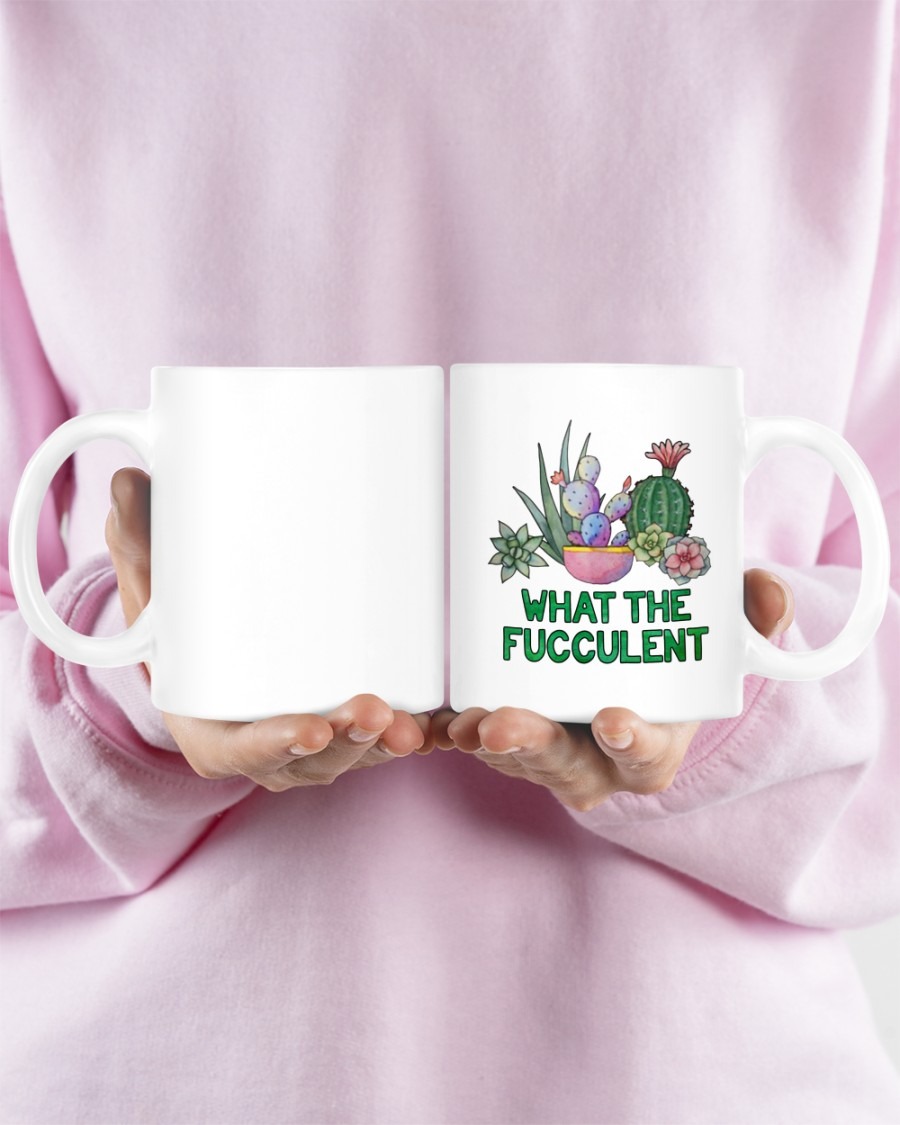 Cactus what the fucculent mug2