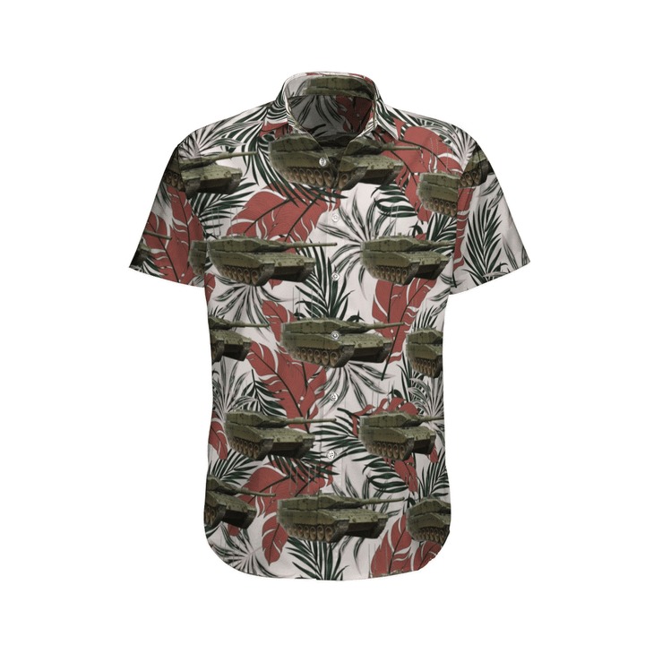 Canadian Army Leopard 2a4m Hawaiian Shirt