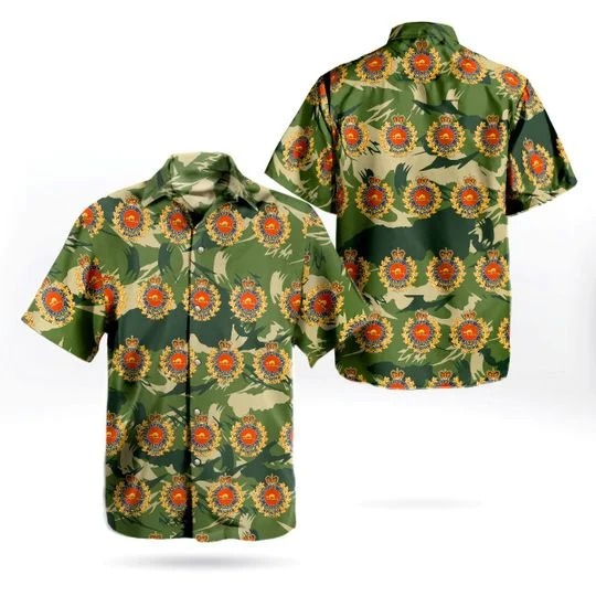 Canadian military engineers hawaiian shirt 1