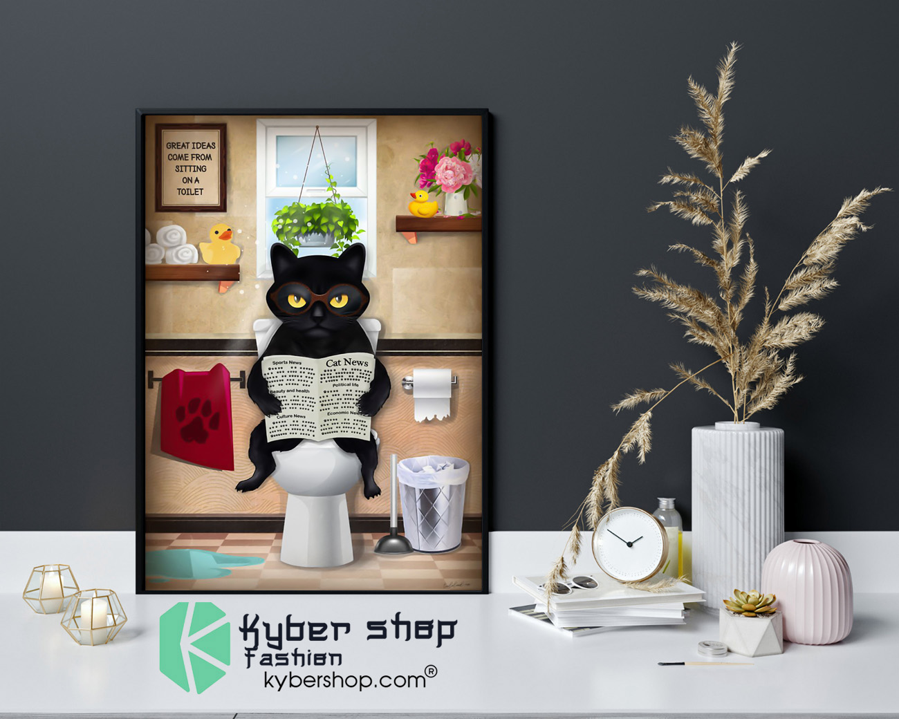 Cat toilet poster 4