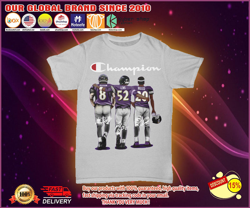 Champion Baltimore Ravens Jason Lewis reed shirt 1 Champion Baltimore Ravens Jason Lewis reed shirt