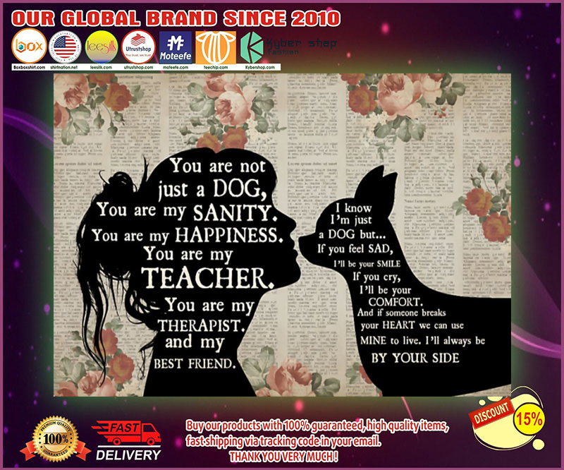 Chihuahua and girl therepist you are not just a dog poster 9 Chihuahua and girl therepist you are not just a dog poster