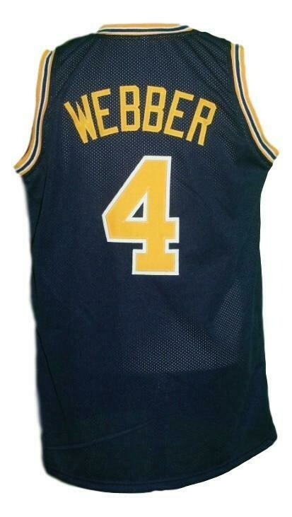 TOP 10 Best of trending 17/8 8 Chris Webber 4 College Basketball Jersey Navy Blue