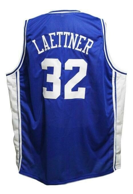 TOP 10 Best of style 17/8 2 Christian Laettner 32 Custom College Basketball Jersey Sewn Blue