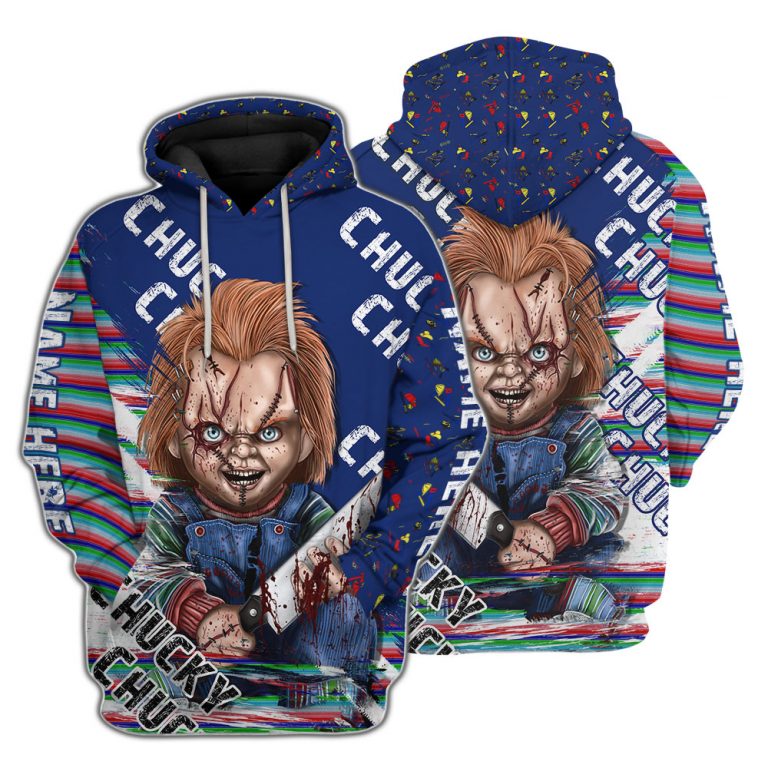 Chucky childs play 3d all over print hoodie 4
