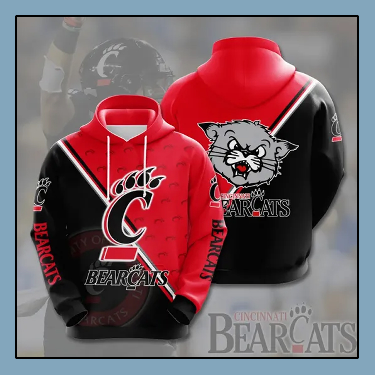 Cincinnati Bearcats All over print 3d hoodie 5 Cincinnati Bearcats All over print 3d hoodie1