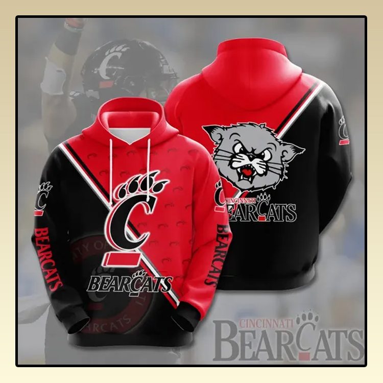 Cincinnati Bearcats All over print 3d hoodie 4 Cincinnati Bearcats All over print 3d hoodie2