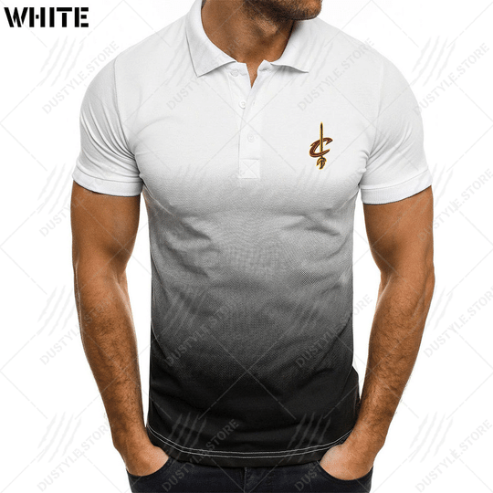 Cleveland Cavaliers men gradient polo shirt1