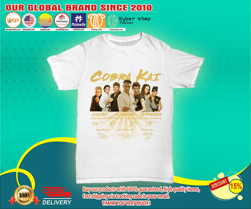 Cobra Kai    seasons  episodes shirt