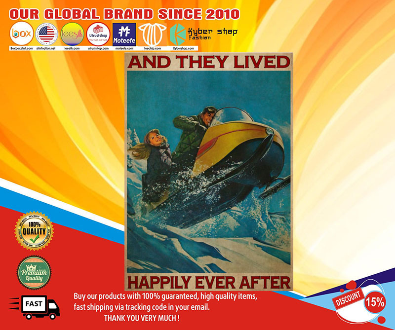 Couple snowmobile and they lived happily ever after poster 9 Couplesnowmobileandtheylivedhappilyeverafterposter