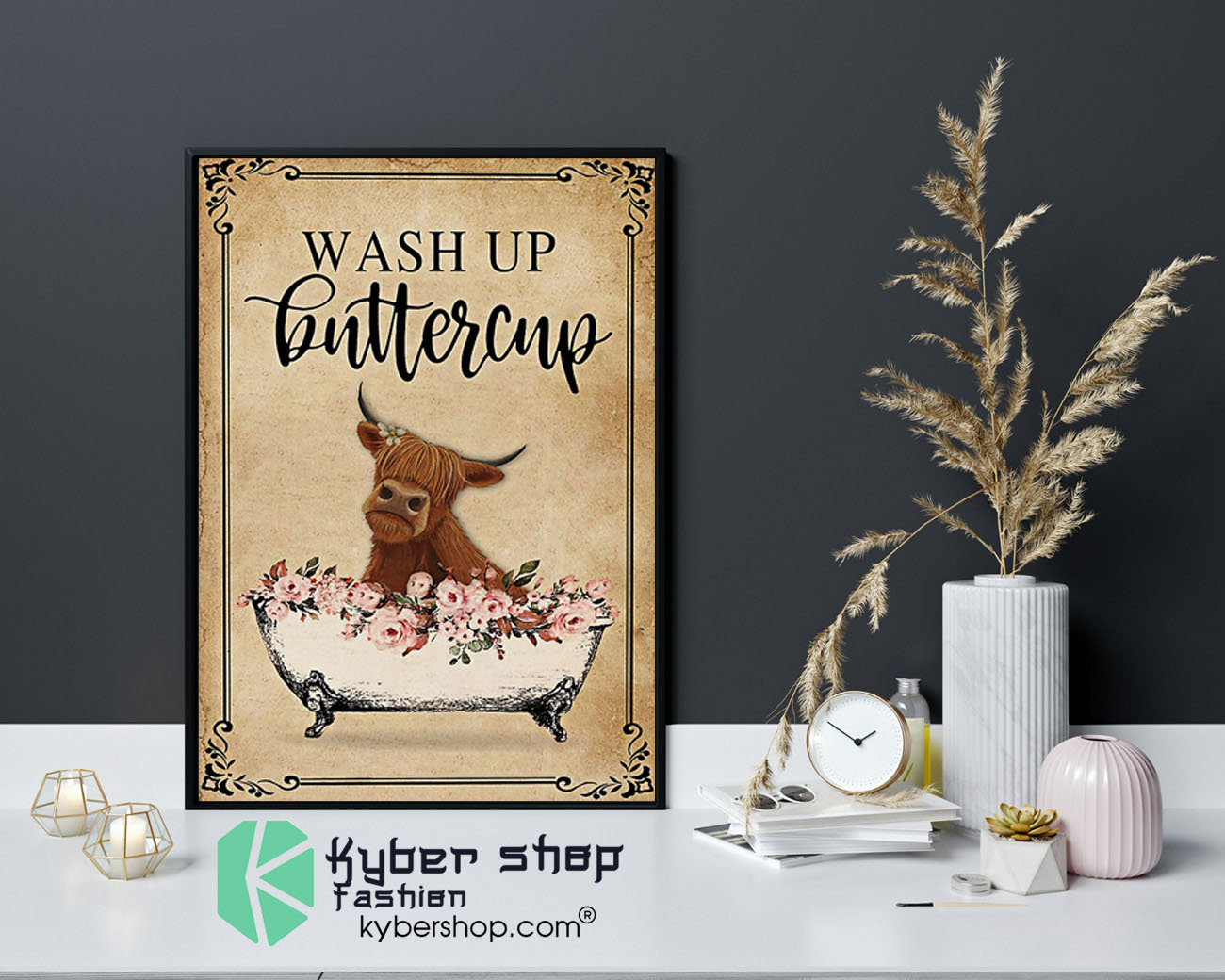 Cowwashupbuttercupposter