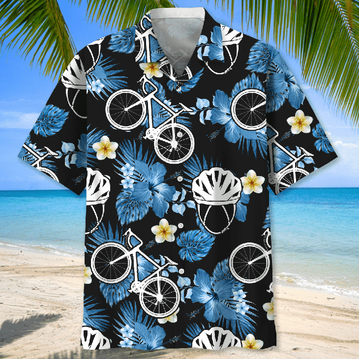 Cycling Nature Hawaiian Shirt1