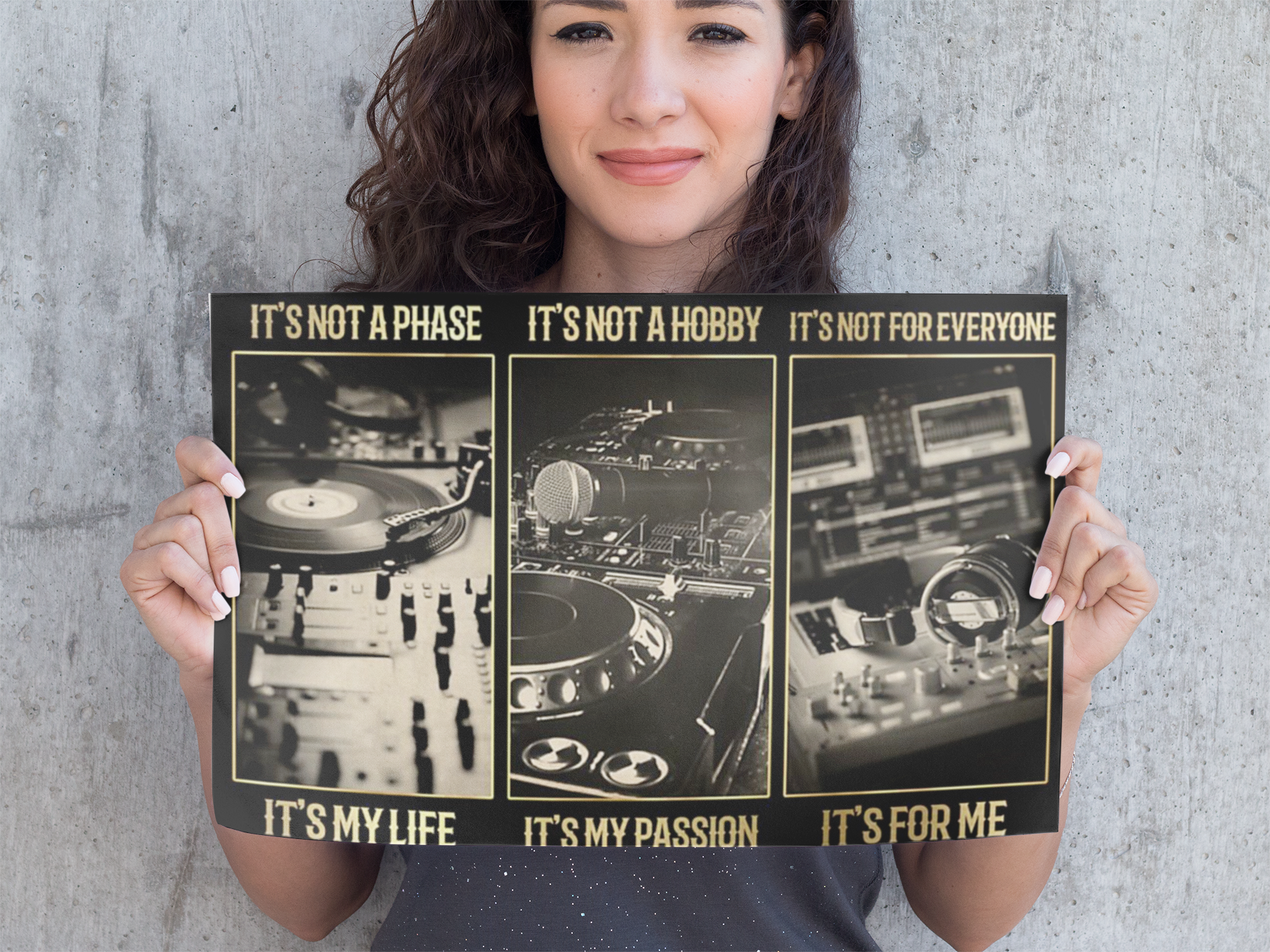 DJ it's not a phase it's not a hobby it's not for everyone poster 1 DJ its not a phase its not a hobby its not for everyone poster